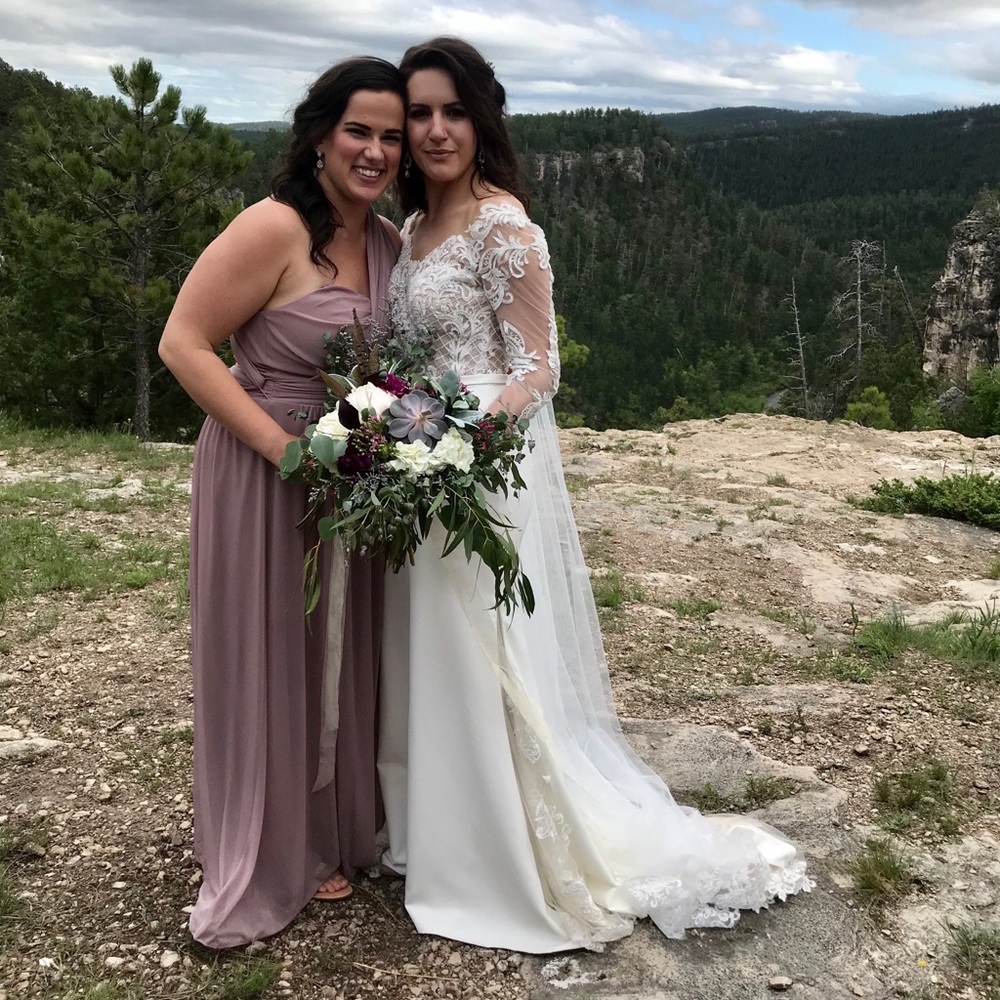 Chicky Convertible Bridesmaid’s Dress - Mauve